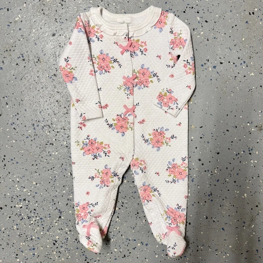 Laura Ashley Floral Baby Onesie